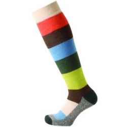 Fancy Ski Sock in Wool Kids