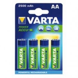 AA 1.2V 2500mAh lādējamas
