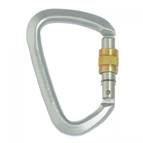 Carabiner D Steel Connector Screw