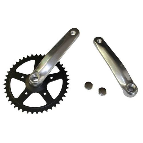 Crankset 1z 44T 3/32" 170mm ALU Crank Steel Chainring