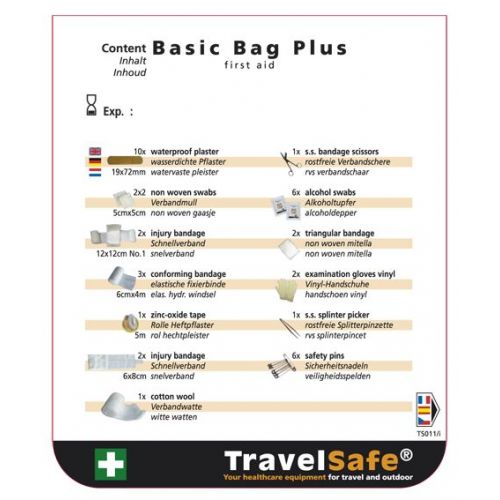 Aptieciņa pirmajai palīdzībai Basic Bag First Aid Plus