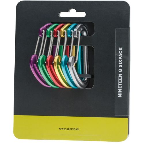 Karabinas Nineteen G Sixpack Assorted Colours