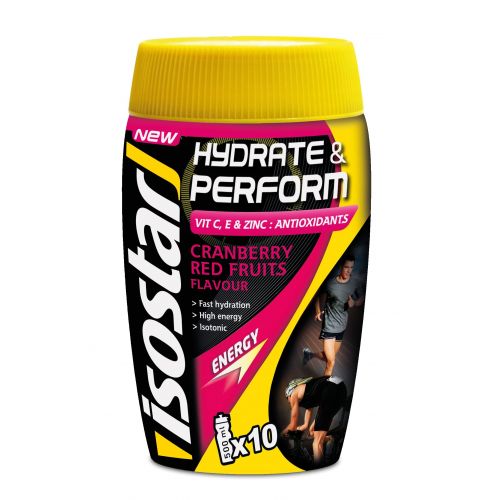 Energijos gėrimas Isostar Hydrate & Perform Antioxidants Cranberry Red Fruit