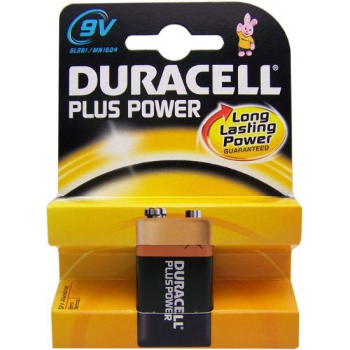 Battery Duracell 9V Plus Power