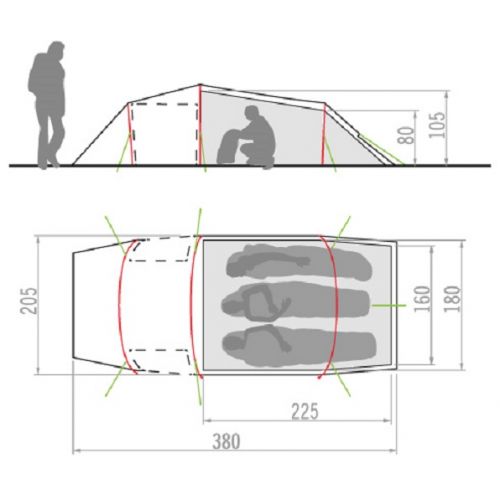 Tent Arco XT 3P