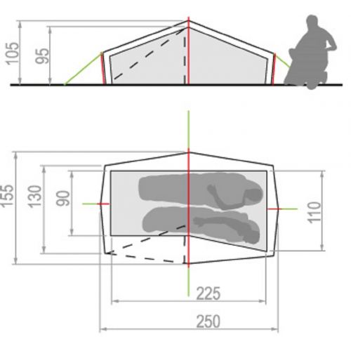 Tent Power Lizard 1 - 2 P