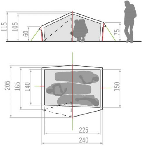 Tent Power Lizard SUL 2-3P