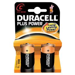 Battery Duracell C/2 Plus Power