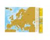 Scratch map Eiropa 1:9 000 000