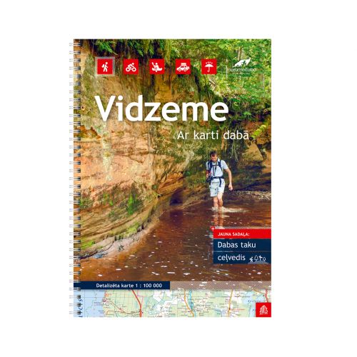 Atlas Vidzeme 1:100 000  “Ar karti dabā” sērija