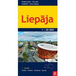 Map Liepājas pilsētas plāns