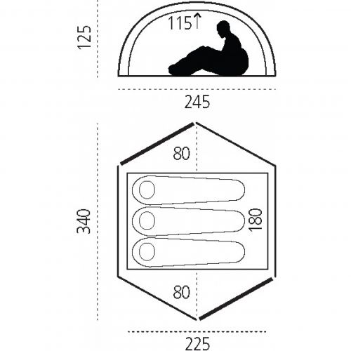 Tent Abisko Dome 3