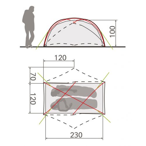 Tent Invenio SUL 2P
