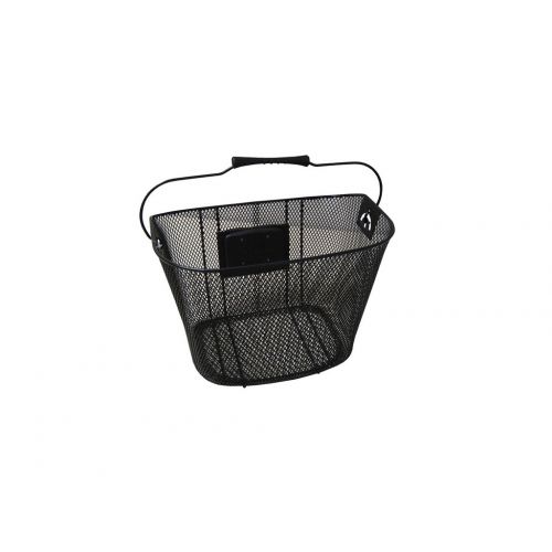 Grozs Black metal deluxe basket EBIKE