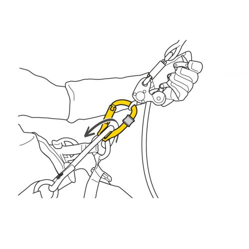 Skrysčiai / karabinas Rollclip Z Screw-Lock