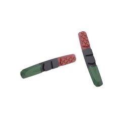 Stabdžių gumos V-brake Pad 72mm Rubber 3tone