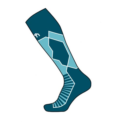 Kojinės Woman Performance Ski Sock