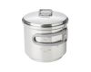 Komplektas Cookset Stainless Steel 585 ml