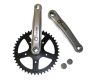 Crankset 44T with steel cranks + plastic cover