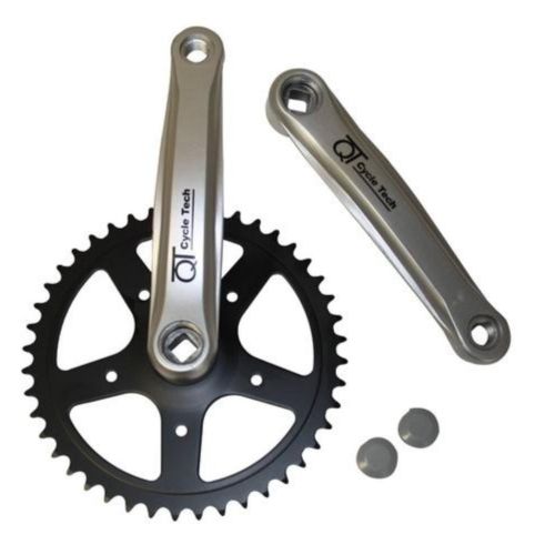 Crankset 44T with steel cranks + plastic cover