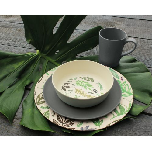 Komplektas Panda Bamboo Tableware Set 12