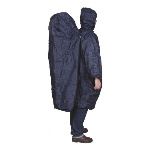 Raincoat Poncho With Zipper Extension