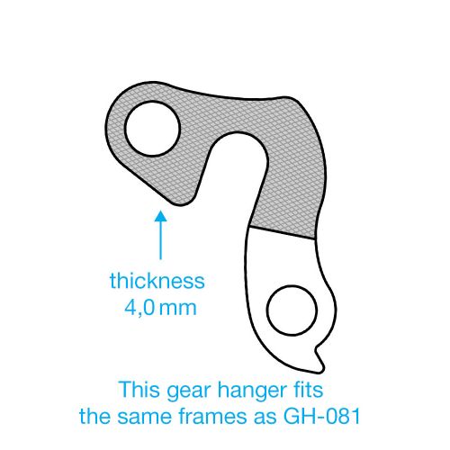 Derailleur hanger GH-013