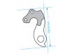 Derailleur hanger GH-080