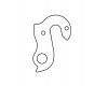 Derailleur hanger GH-116