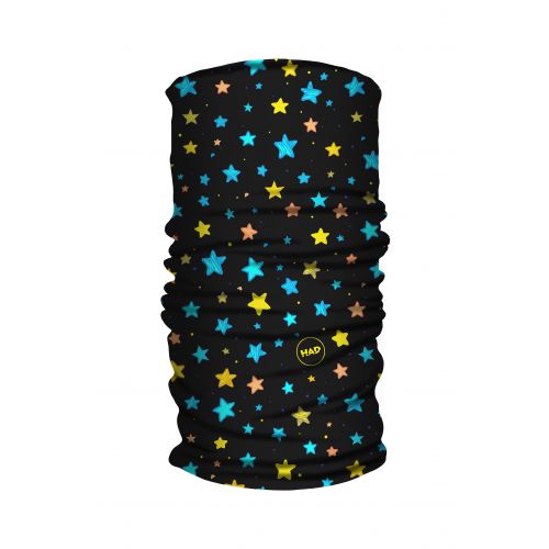 Headwear Had Kids Printed Fleece Tube Starlove Fluo