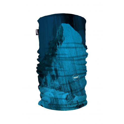 Galvassega Had Printed Fleece Tube Matterhorn Blue