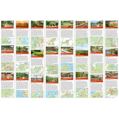 Žemėlapis Dabas takas Latvija 1:500 000 Aktīvā tūrisma karte