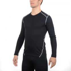 Shirt Man Round Neck LS Duatech Merino