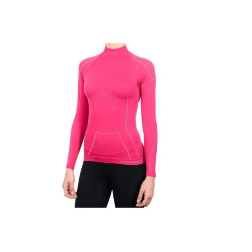 Shirt Woman High Neck Shirt Long Sleeves Warm Skin