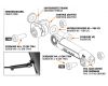 Mudguard adapter Rock Shock/Suntour Fork Angled