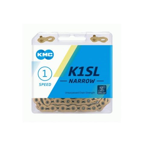 Chain K1SL Narrow Ti-N Gold x 100L