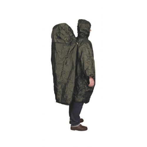 Raincoat Poncho With Zipper Extension