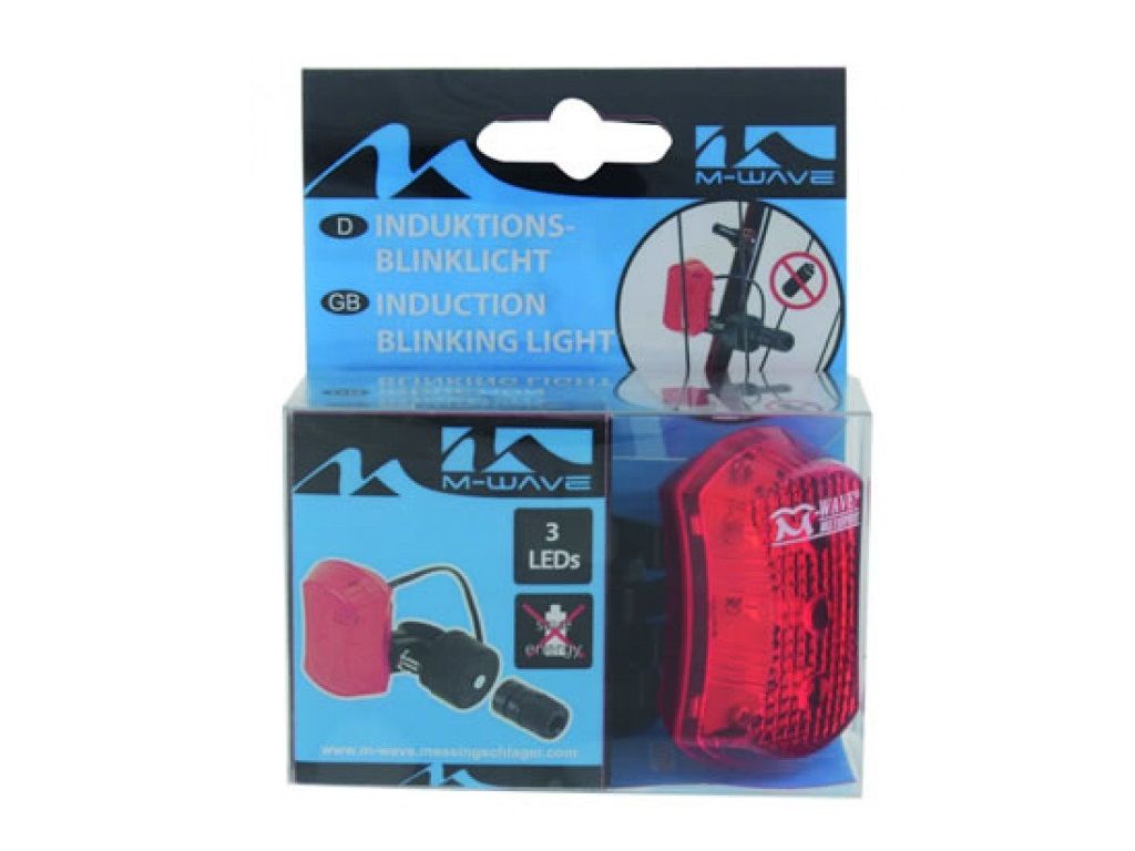 Torch Induction Safety Blinking Tail Light 3 LED - Lights - Gandrs