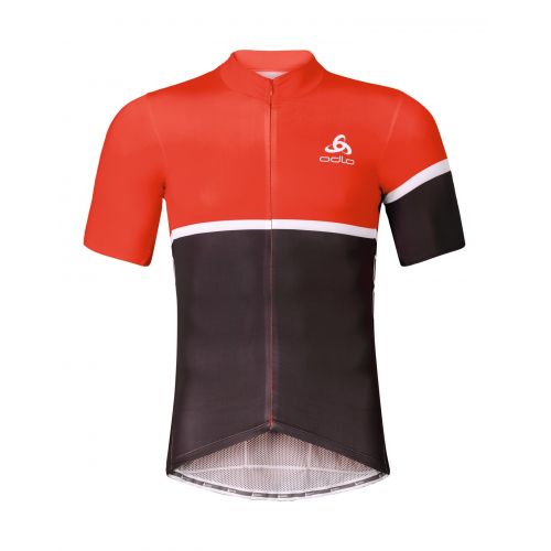 Shirt M Stand-Up Collar Short Sleeve Jersey