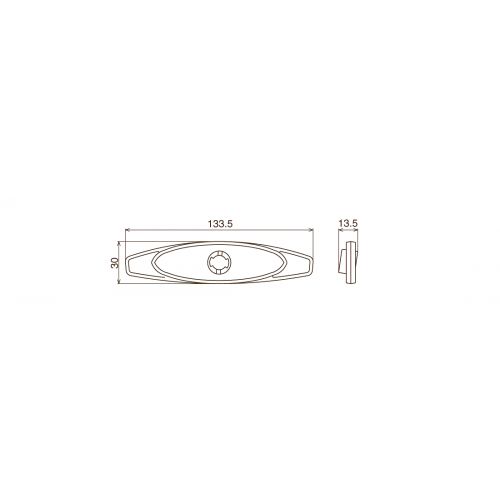 Reflector RR-317 WUA Amber
