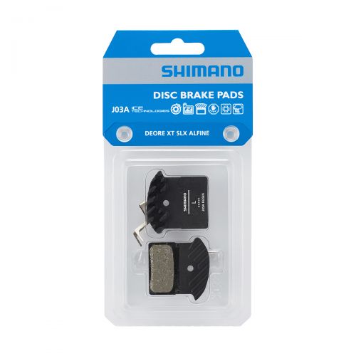 Brake pads Resin J03A DB Incl Spring/Split Pin 1 pair (XTR, Deore XT, SLX, Alfine)