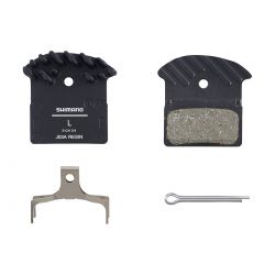 Brake pads Resin J03A DB Incl Spring/Split Pin 1 pair (XTR, Deore XT, SLX, Alfine)