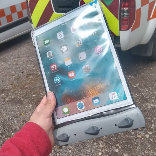 Įpakavimas Waterproof iPad Standard Case Foam 9.7-10.5"