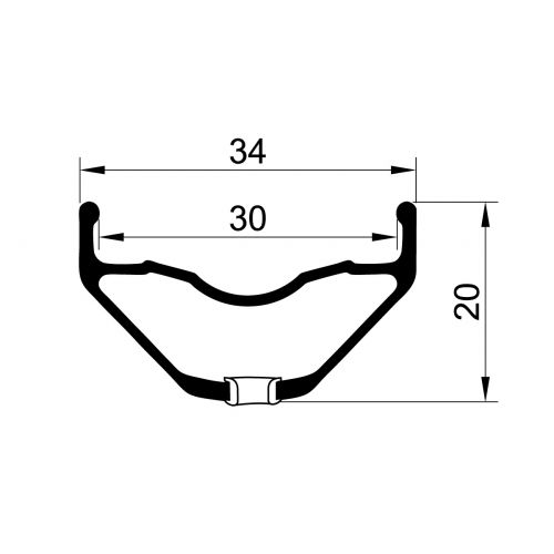 Rim 28" RX 2030 32H FV (622x30)