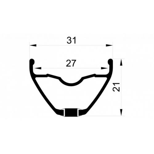 Rim 28" RX 2027 32H FV (622x27)