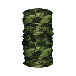 Galvassega Had Printed Fleece Tube Survival Green