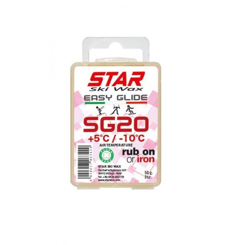 Wax SG20 +5/-10°C Easy Glide Wax 50g