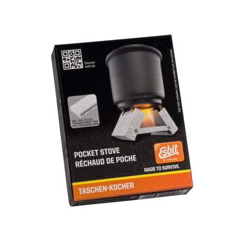 Stove Esbit® Pocket Stove + 16x5g Solid Fuel Tablets