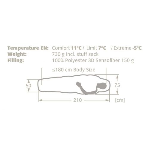 Sleeping bag Sioux 100 SYN