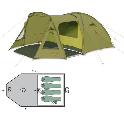 Tent Campus 4 Duralu